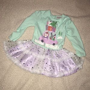 ••Penguin & Reindeer Christmas Dress••